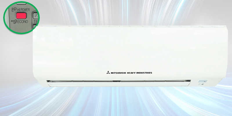 Máy Lạnh MITSUBISHI SRK12CT-S5/SRC12CT-S5 công suất 1.5HP, tiết kiệm điện năng, chế độ khử ẩm, chế độ ngủ, hẹn giờ.