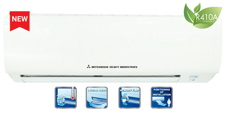 Máy Lạnh MITSUBISHI SRK12CT-S5/SRC12CT-S5 công suất 1.5HP, tiết kiệm điện năng, chế độ khử ẩm, chế độ ngủ, hẹn giờ.
