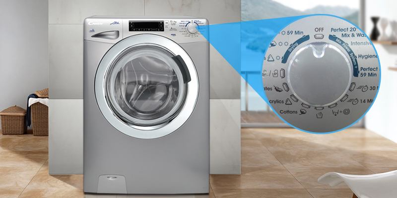 Máy giặt Candy GVW5117LWHCS-S 11 kg thao tác dễ dàng