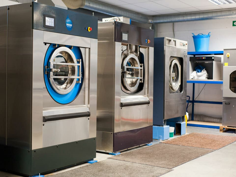 Điểm khác biệt giữa máy giặt công nghiệp với máy giặt thường