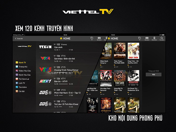 Viettel TV- Top App xem tivi trực tuyến