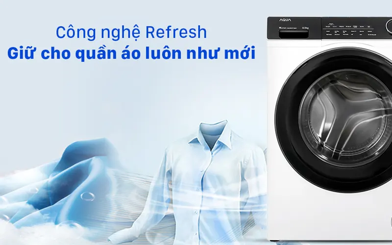 Máy giặt AQUA 9kg AQD-A900F.W