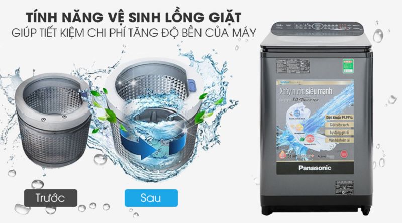 Máy giặt Panasonic Inverter Na-fd10vr1bv 10,5 kg